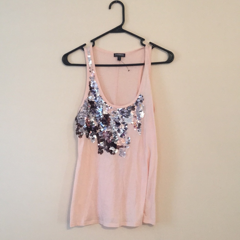 Express Sequin Tank Top